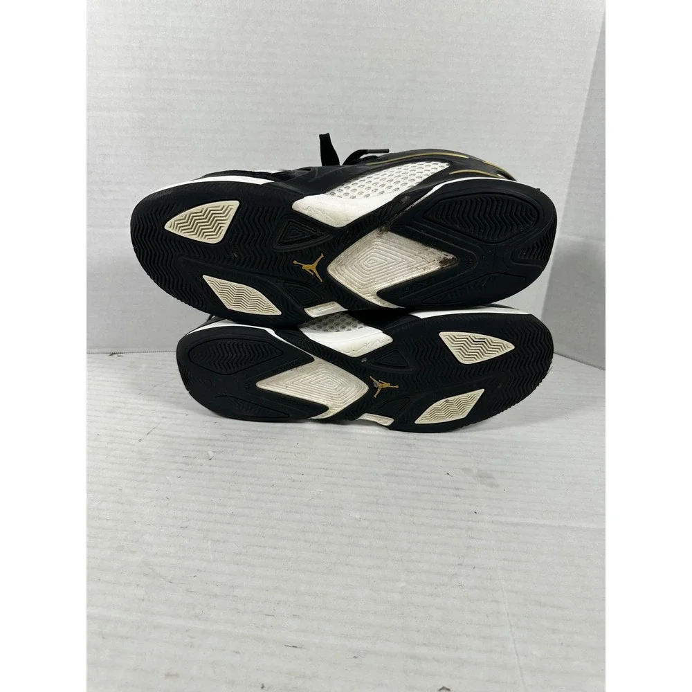 Jordan Heir Series 1 Black White Metallic Gold Basketball Shoes FQ3858-007 M: 12